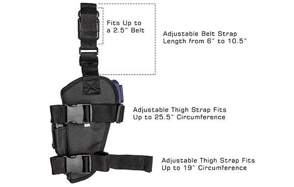 Кобура Leapers UTG Elite Tactical чорна Фото 2